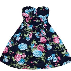 Flower mini dress